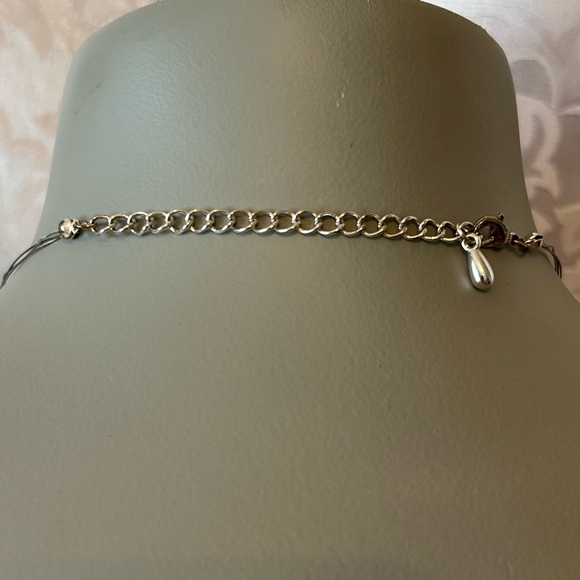 Retired Lia Sophia Floating Bead Necklace From 2008 Catalog, Lavender And Silver - Picture 2 of 2